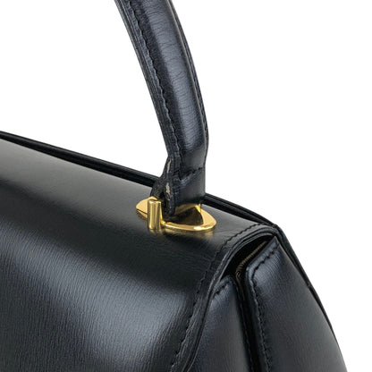 GIVENCHY Top Handle Handbag Black Vintage 8gf8y4