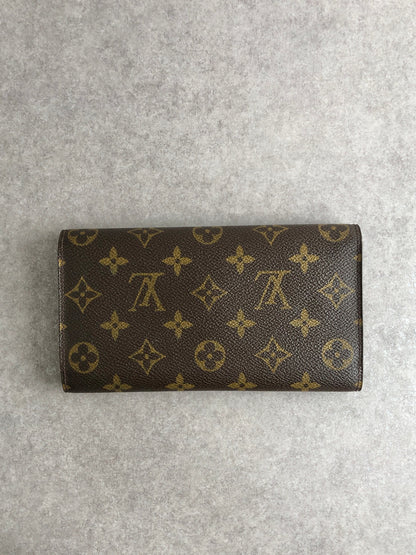 LOUIS VUITTON Monogram Long Wallet Brown M61215 Vintage nm2cm2
