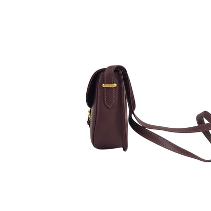 Cartier Front Buckle Shoulder bag Bordeaux Vintage iejnyi