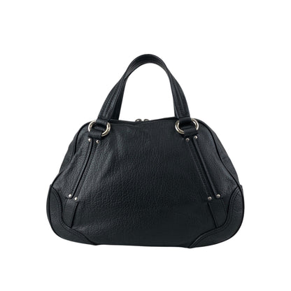 CELINE Blason Small Boston bag Handbag Black Vintage 2bg7ri