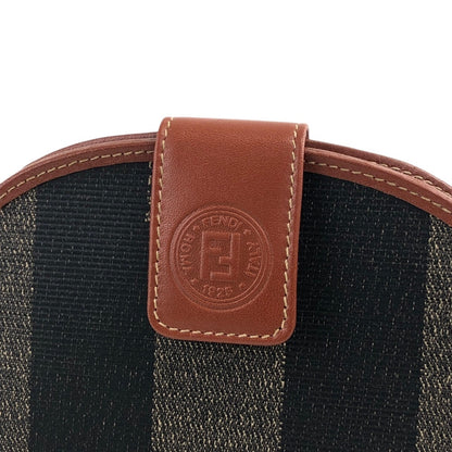 FENDI Pecan Logo Folded Wallet Brown Vintage kwc4up