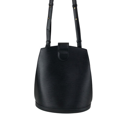 LOUIS VUITTON Epi Turn Lock Shoulder bag Black Vintage 7snrnp
