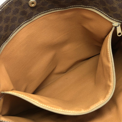 CELINE Macadam Logo Handbag Totebag Brown Vintage idxpny