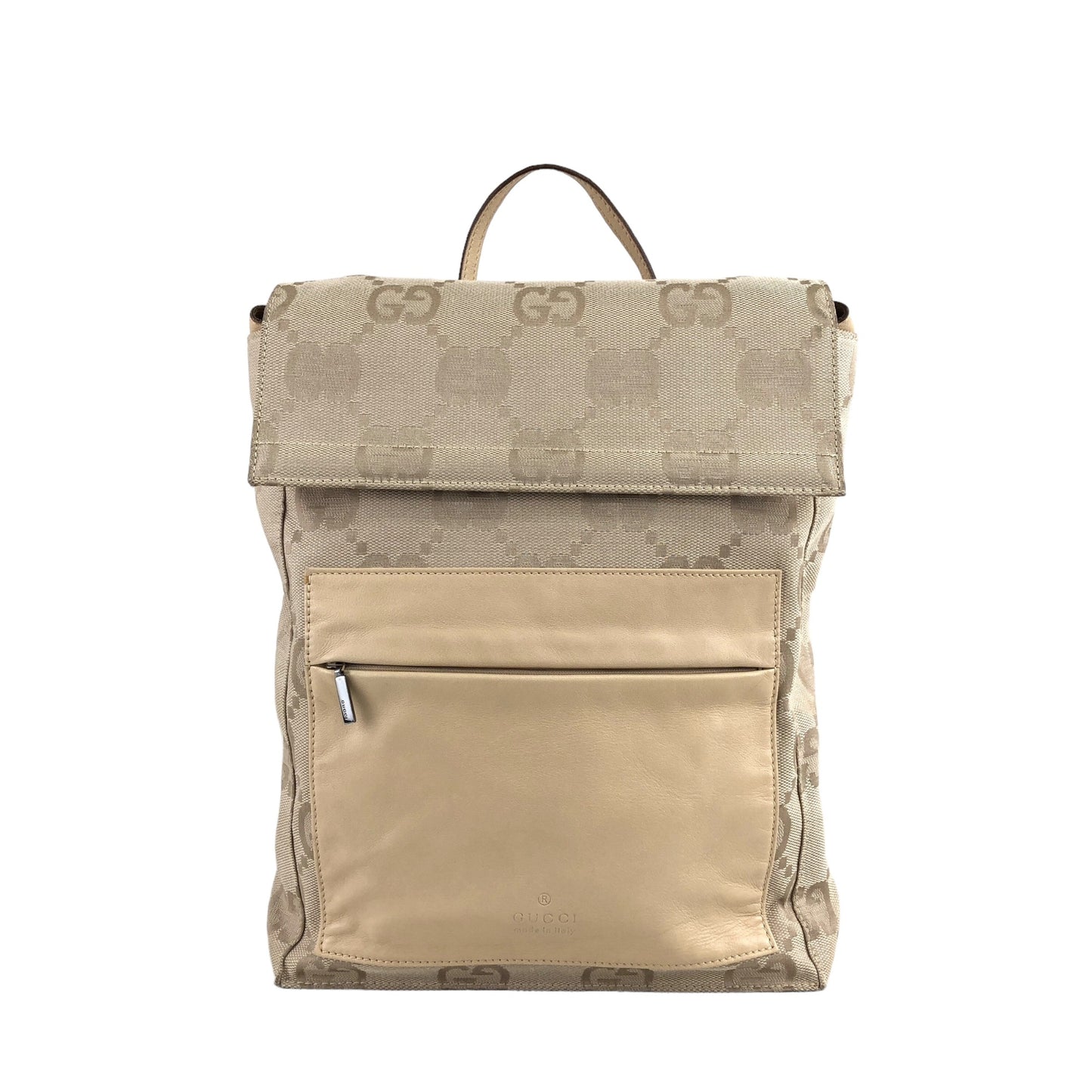 GUCCI GG Pattern Backpack Beige Vintage pyhijz