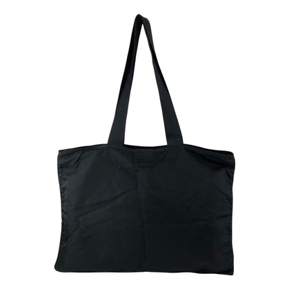 PRADA Tessuto Triangle Logo Handbag Totebag Black Vintage crng7f