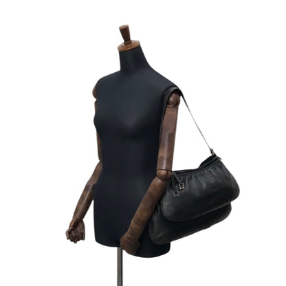 LOEWE Anagram Shoulder bag Black Vintage ymu5m6