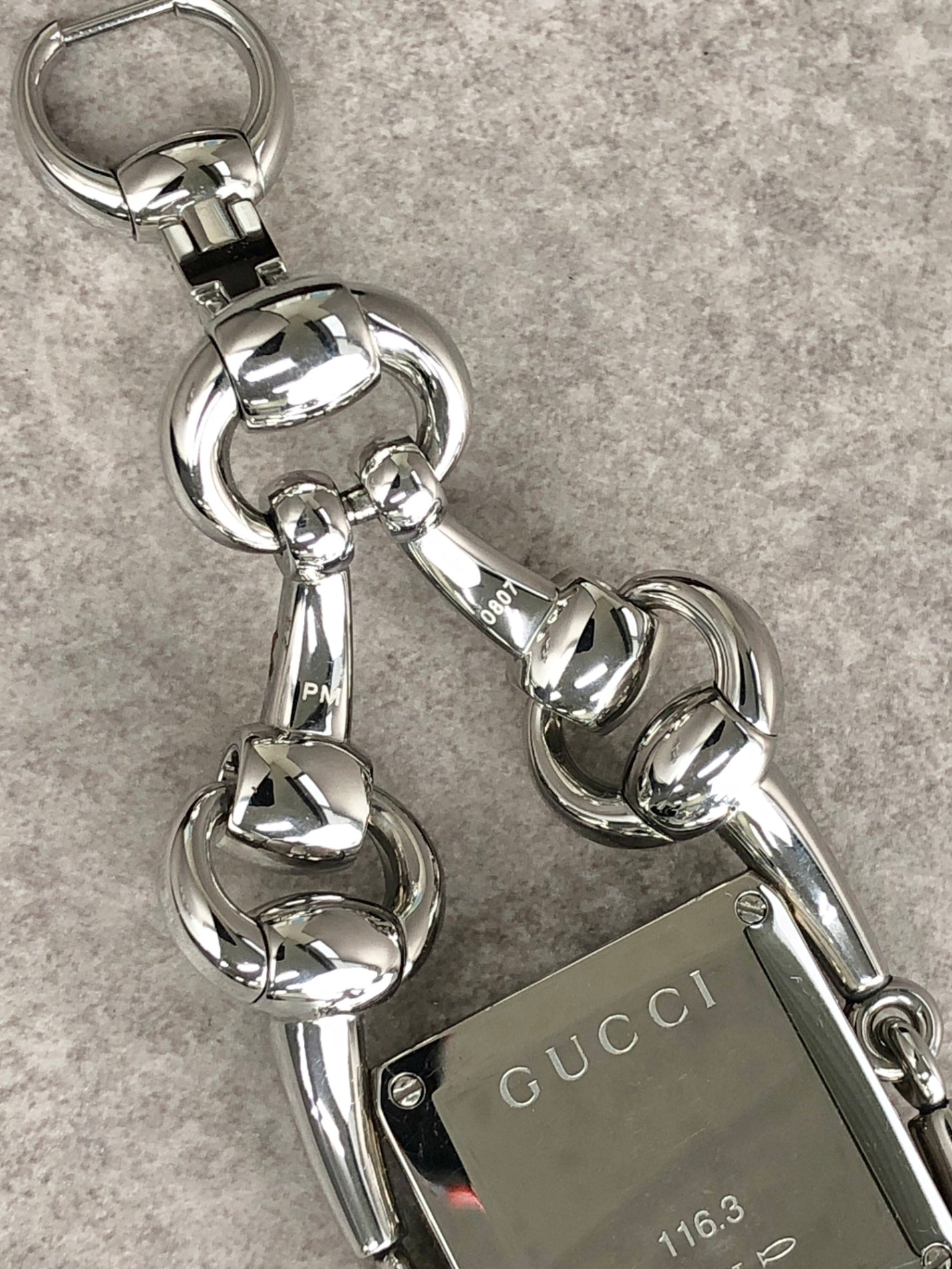 GUCCI Quartz Watch Silver116.3 Vintage irjv3i