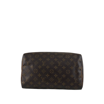 LOUIS VUITTON Monogram Small Boston bag Handbag Brown Vintage jm4cx4