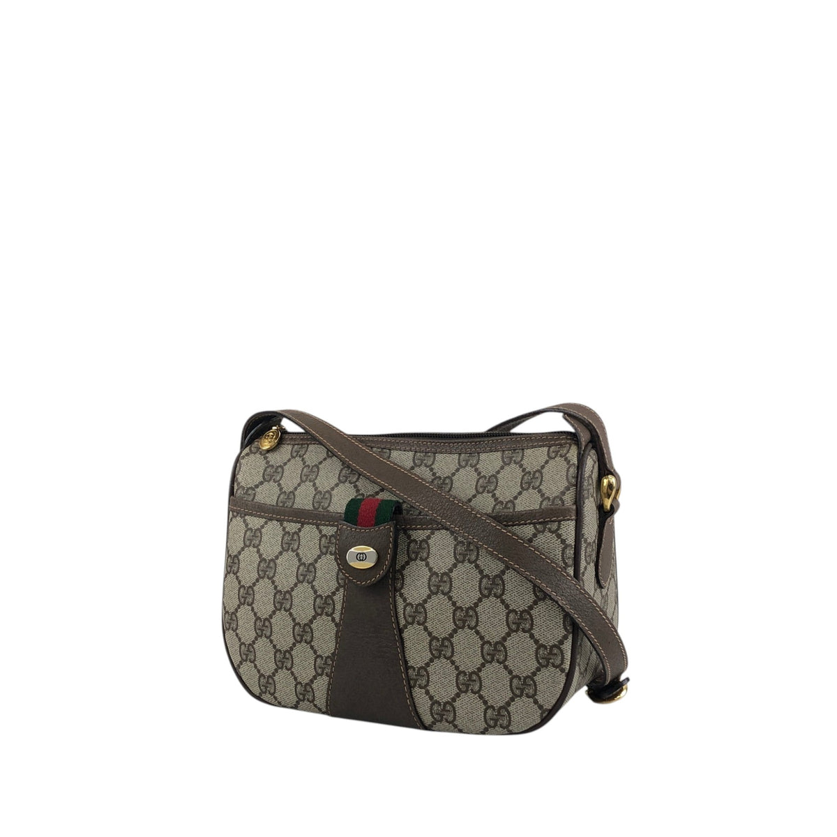 GUCCI Sherry Line Shoulder bag Beige Vintage h47gp3