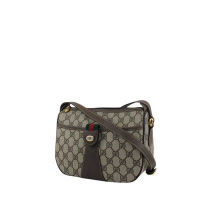 GUCCI Sherry Line Shoulder bag Beige Vintage h47gp3