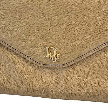 Christian Dior Logo Chain Shoulder bag Brown Vintage vtcc3d