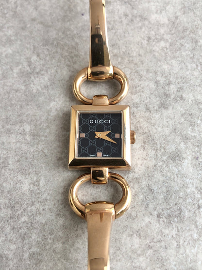 GUCCI Quartz Watch Gold Vintage　YA120521 wtdb2a