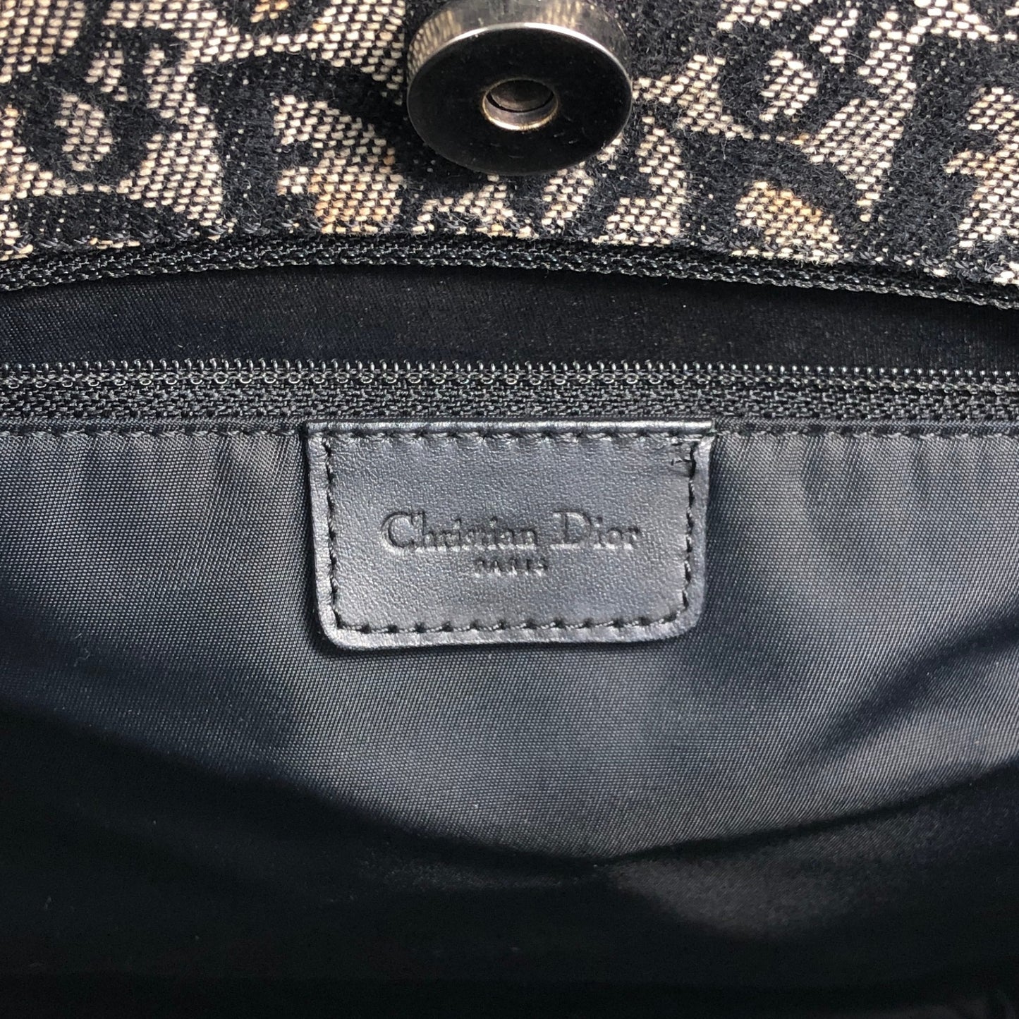 Christian Dior Trotter Totebag Black Vintage chhruz