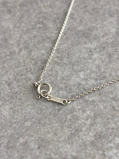 Tiffany & Co. Cross Motif Necklace Silver Vintage p2ghh7