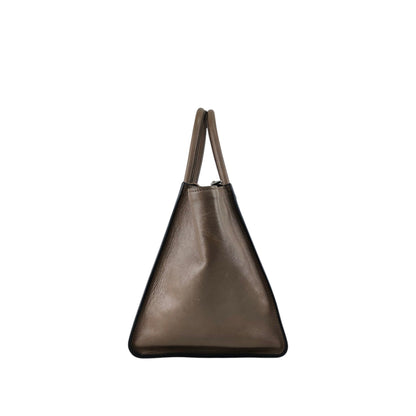 PRADA Triangle Logo Two-way Handbag Shoulder bag Brown Vintage miurph