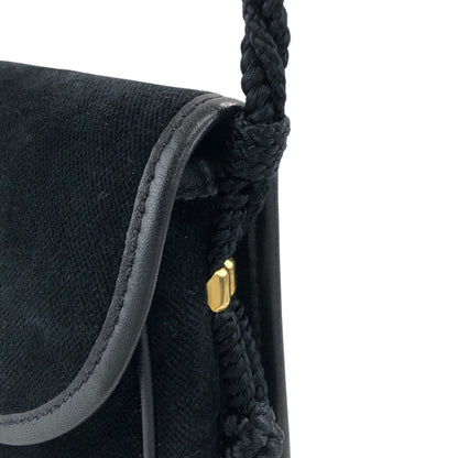 CELINE Blason Small Shoulder bag Black Vintage p8xbtw