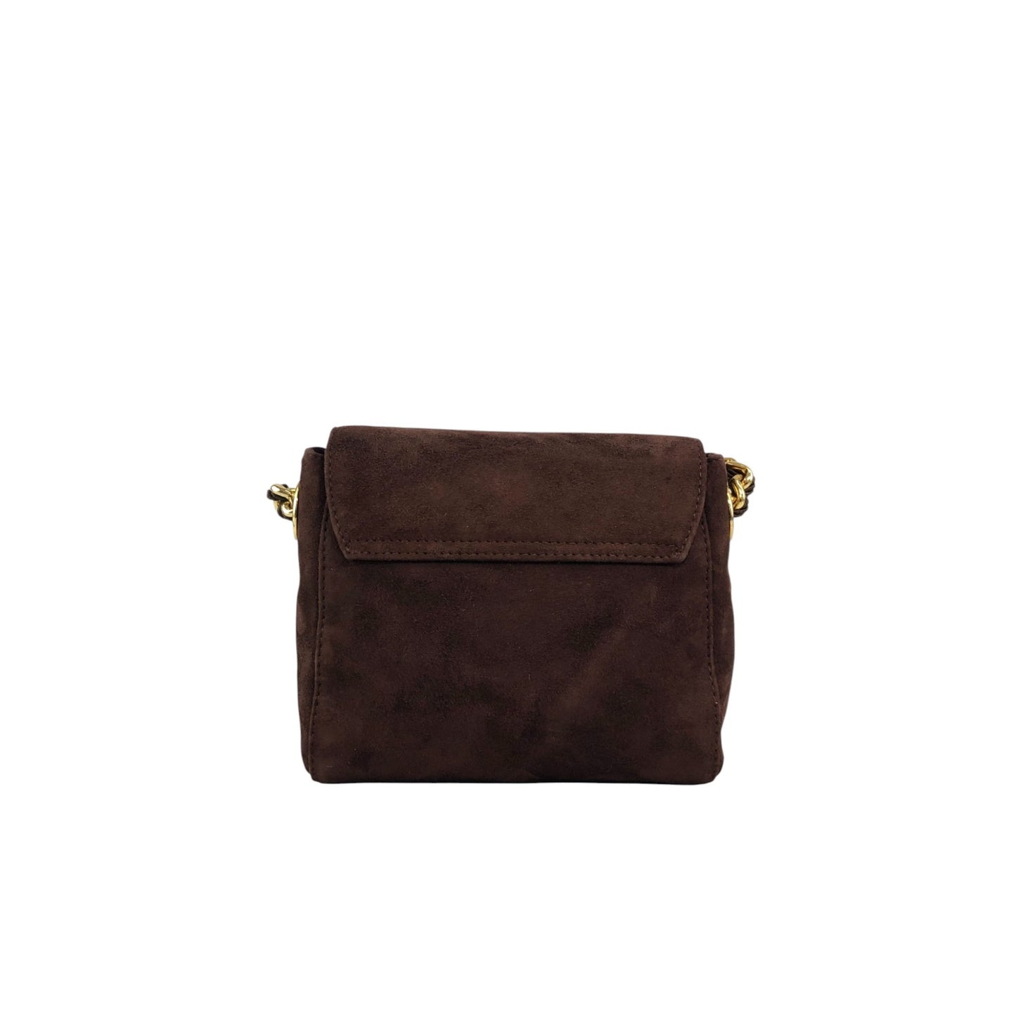 PRADA Logo Shoulder bag Brown Vintage psiphd