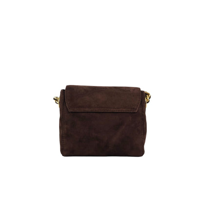 PRADA Logo Shoulder bag Brown Vintage psiphd