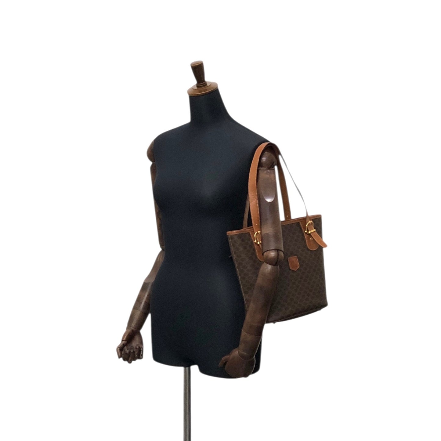 CELINE Macadam Blason Totebag Brown Vintage yvj7zp