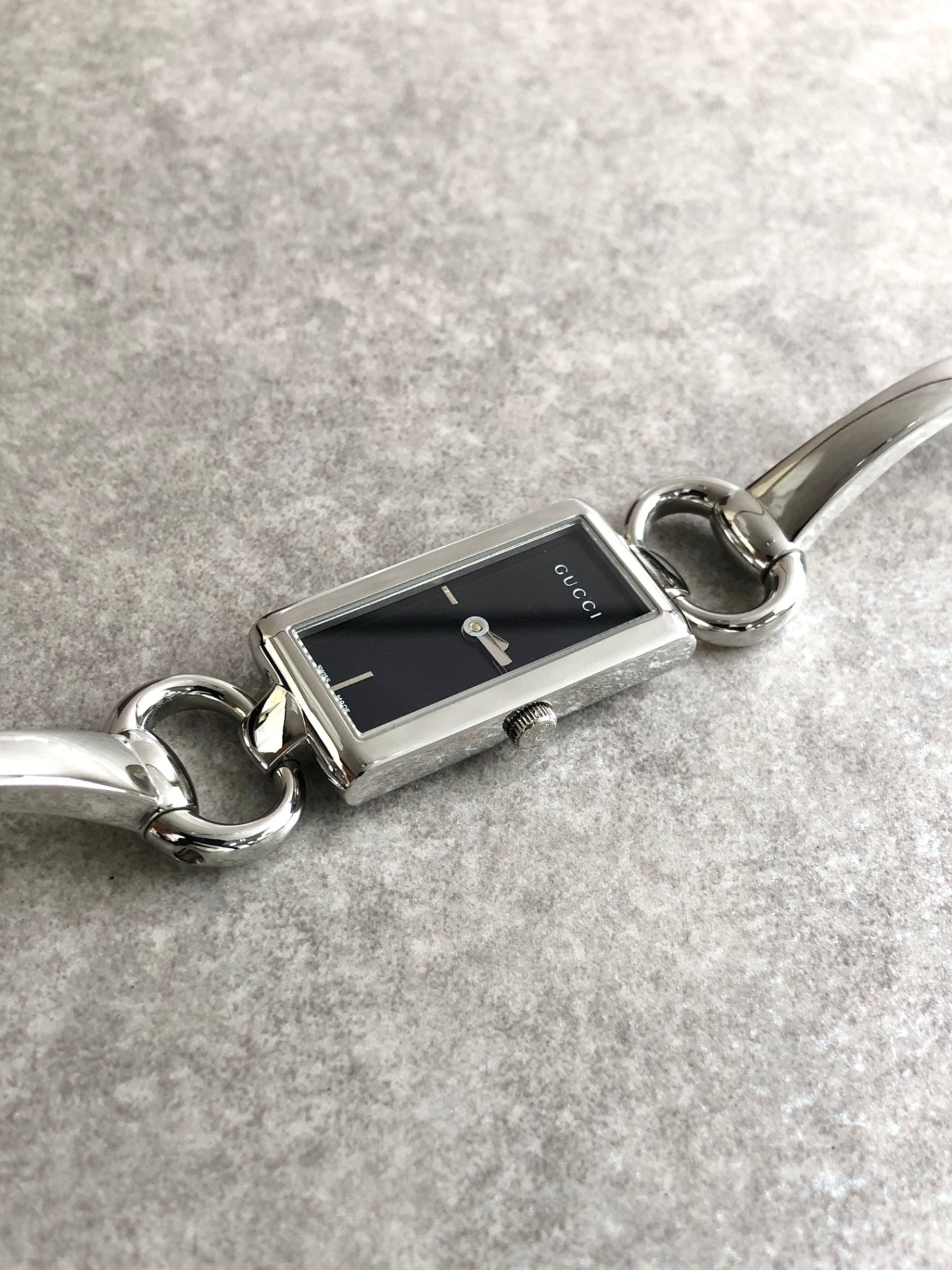 GUCCI Watch Silver Vintage wzzdan