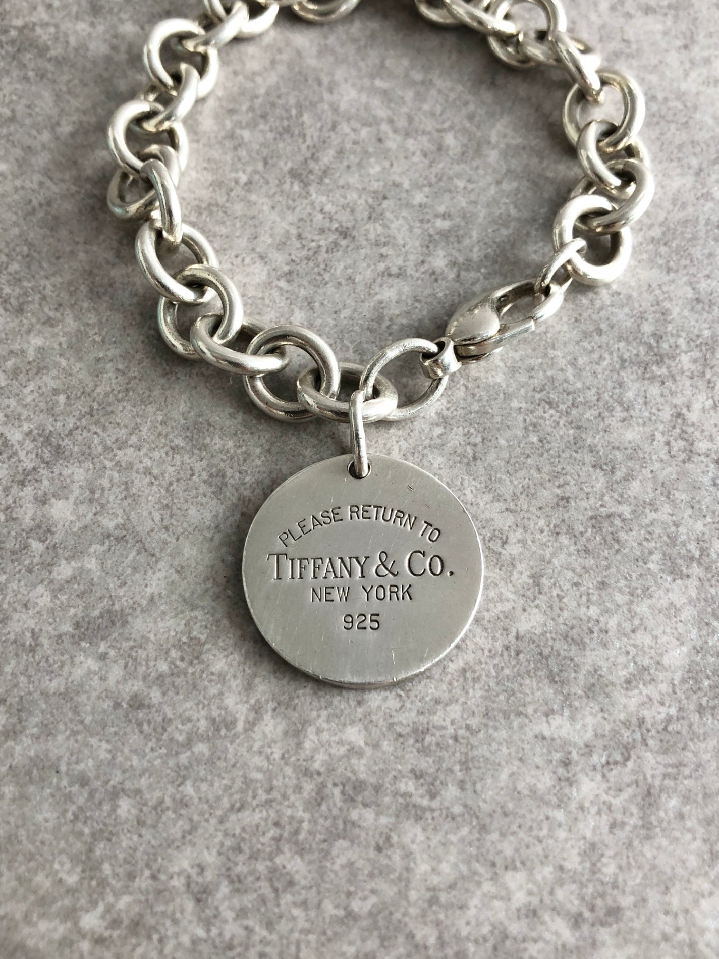 Tiffany & Co. SILVER925 Bracelet Silver Vintage vb85t6