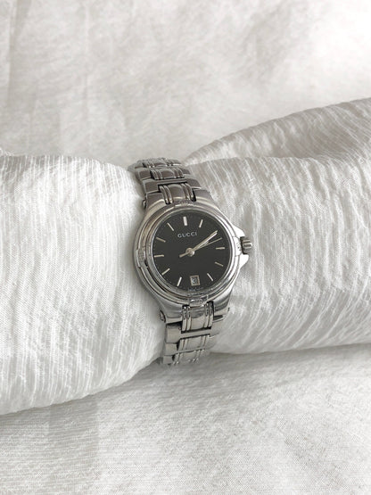 GUCCI Quartz Watch Silver Vintage 9040L bp5bvx