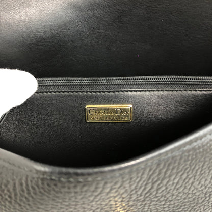 Christian Dior CD Logo Shoulder bag Black Vintage 8yp8df