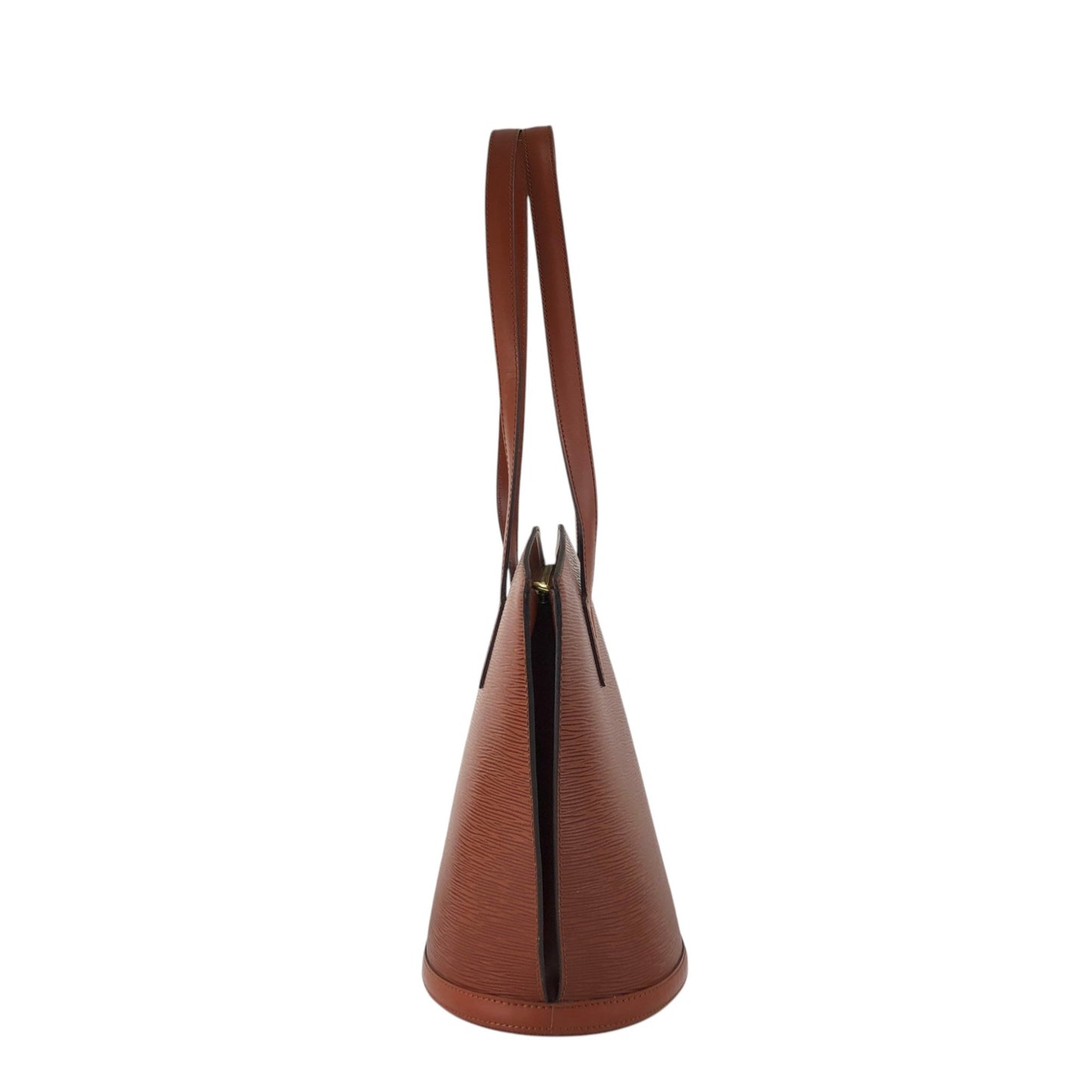 LOUIS VUITTON Epi Handbag Brown Vintage u5h6dx