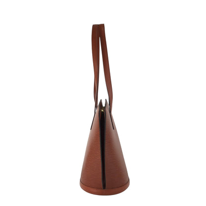 LOUIS VUITTON Epi Handbag Brown Vintage u5h6dx