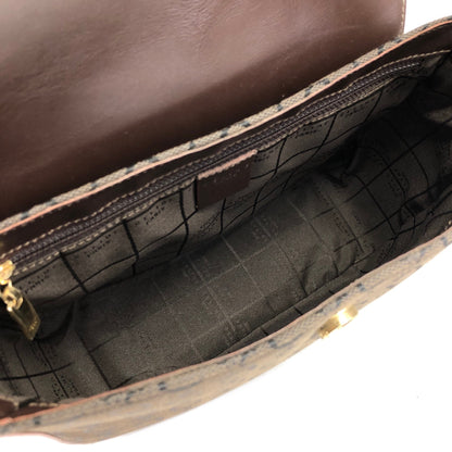 CELINE CMacadam Shoulder bag Hobobag Brown Vintage psiyb3
