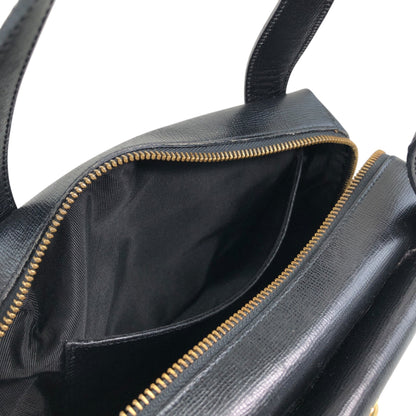 Christian Dior CD Logo Handbag Black Vintage zpkwmk