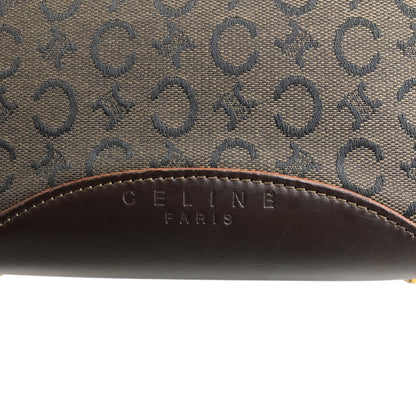 CELINE CMacadam Shoulder bag Hobobag Brown Vintage psiyb3