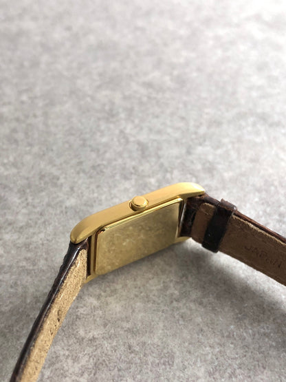 Yves Saint Laurent Watch Gold×Brown Vintage w83mtz