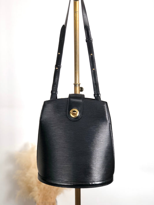 LOUIS VUITTON Epi Shoulder bag Black M52252 Vintage hcpiyg