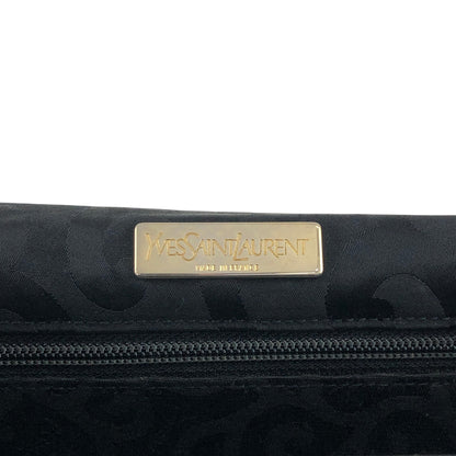 Yves Saint Laurent YSL Logo Shoulder bag Black Vintage dw4znj