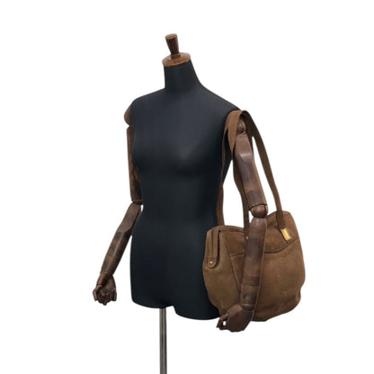 CELINE Blason Totebag Brown Vintage ntekc4