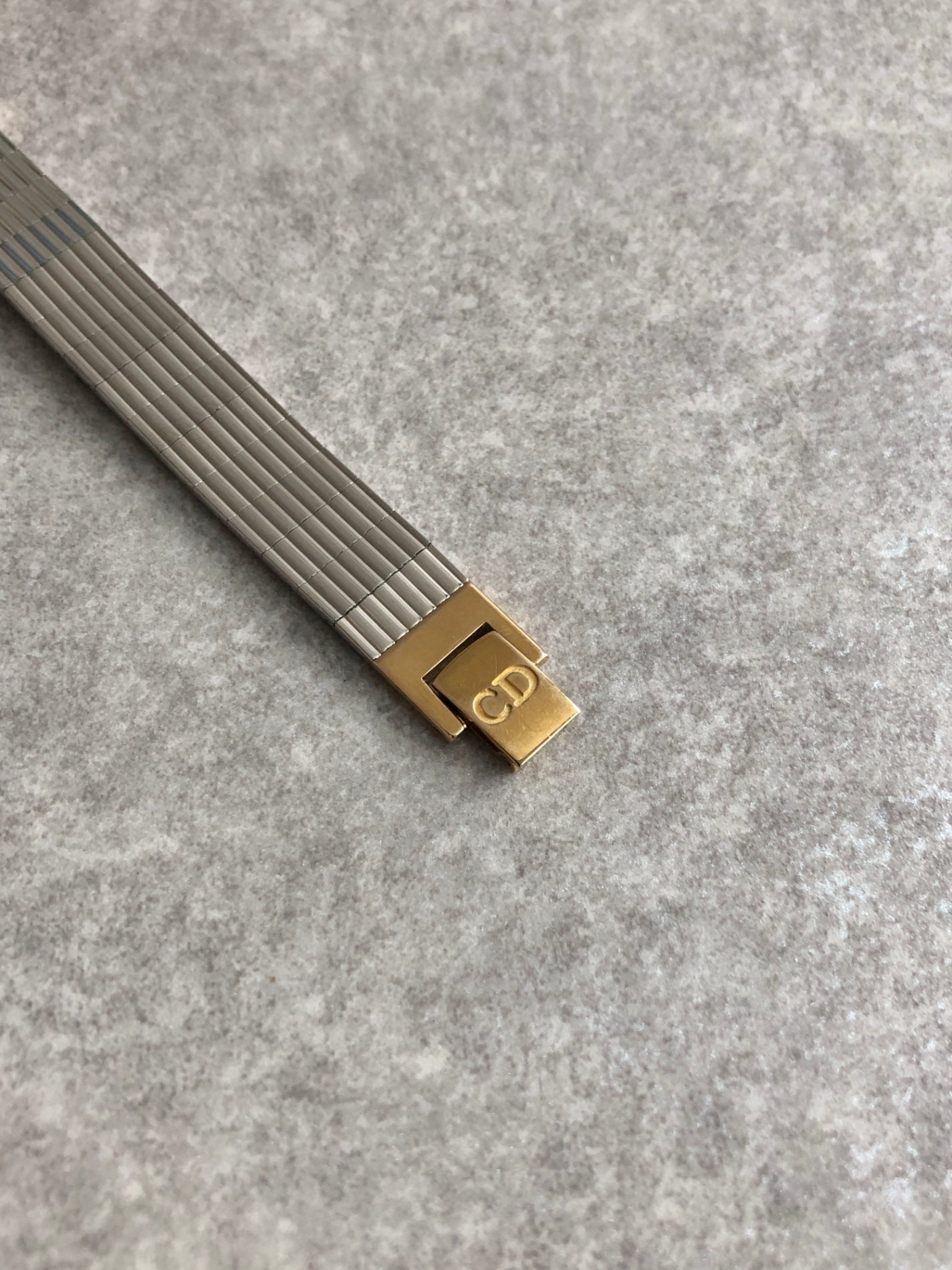 Christian Dior Quartz Watch Gold×Silver 3025 Vintage 8zu8jn