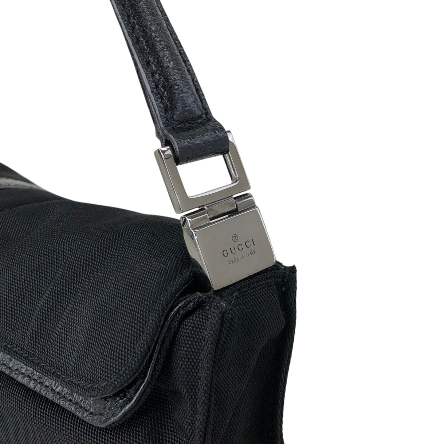 GUCCI Jackie Shoulder bag Black Vintage vunix3