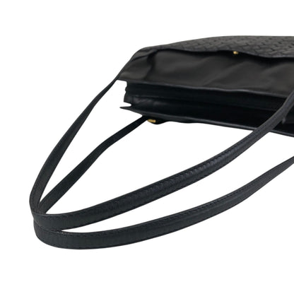 Bottega Veneta Intrecciato Handbag Shoulder bag Black Vintage egp857