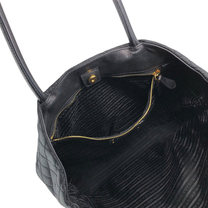PRADA Logo Totebag Black Vintage eg4mx4