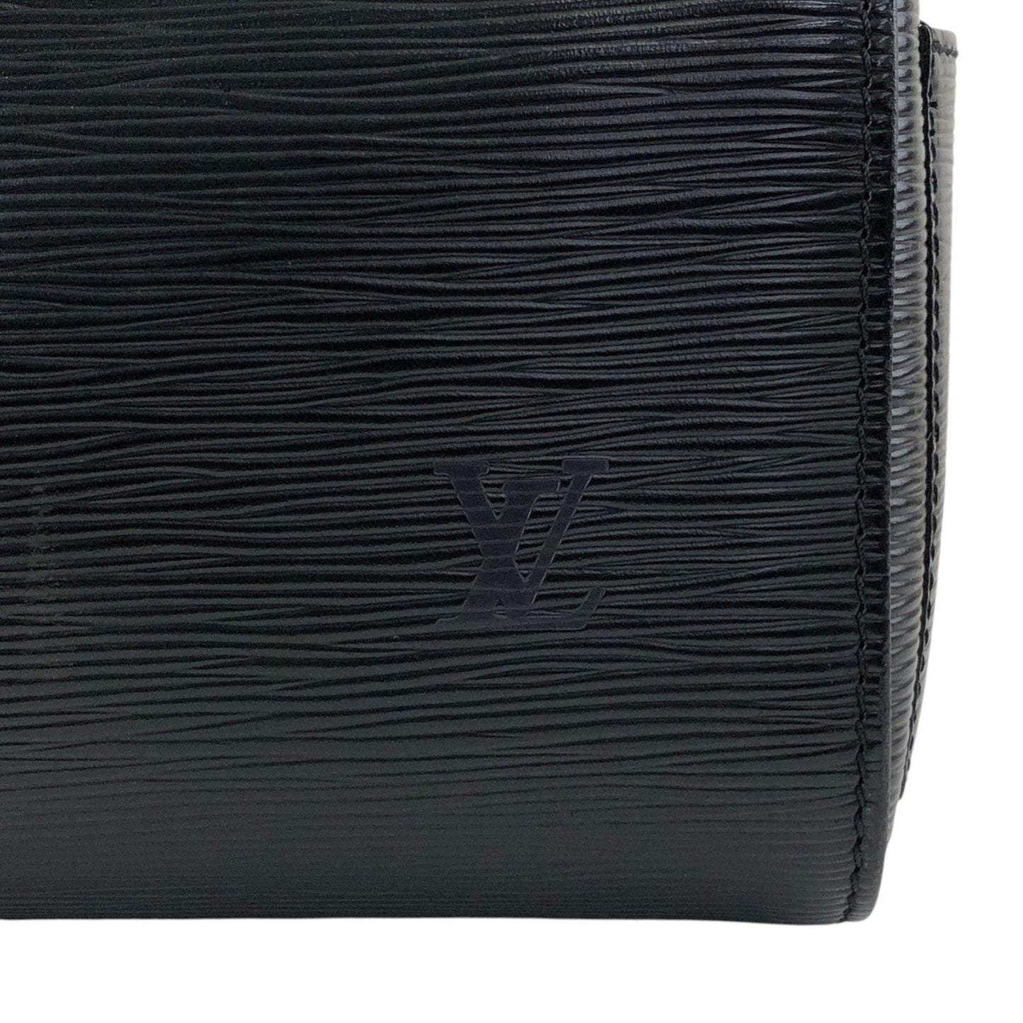 LOUIS VUITTON Epi Small Boston bag Handbag Black Vintage fd7wa4