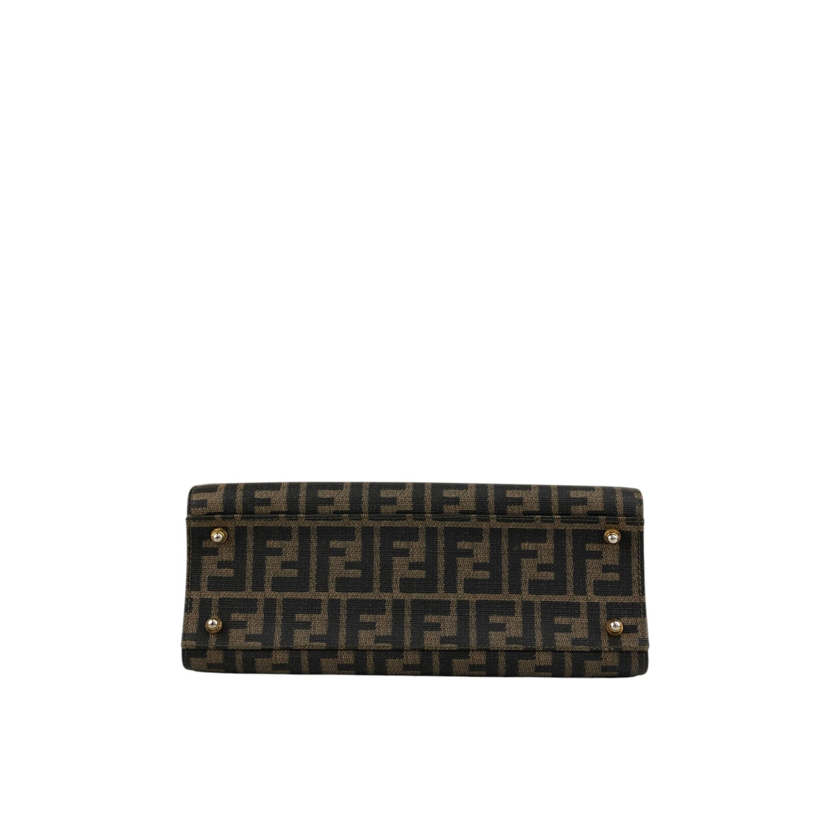 FENDI Zucca Logo Handbag Boston bag Brown Vintage ewdytc