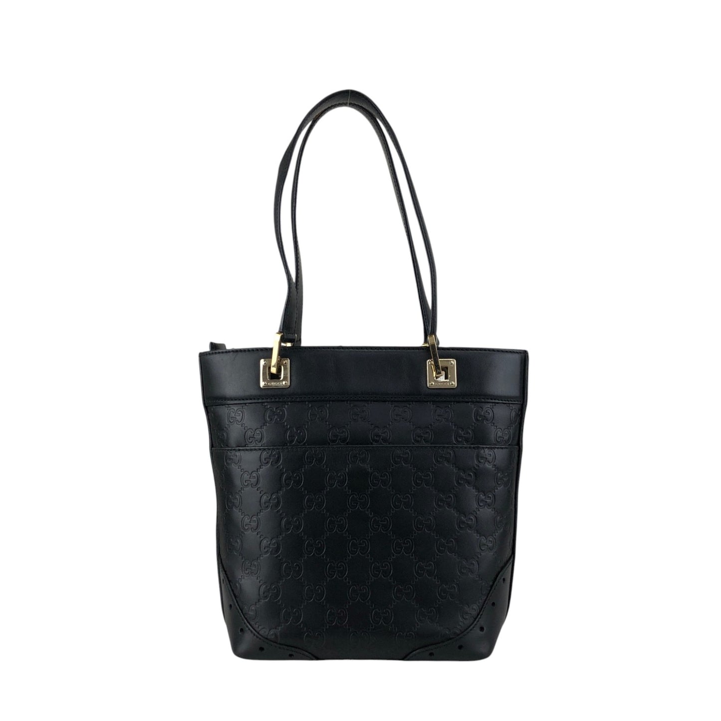 GUCCI Totebag Black 145994 Vintage gfpgkn