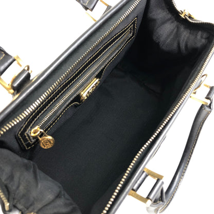FENDI Pecan Two-way Handbag Shoulder bag Black Vintage tyz7ma