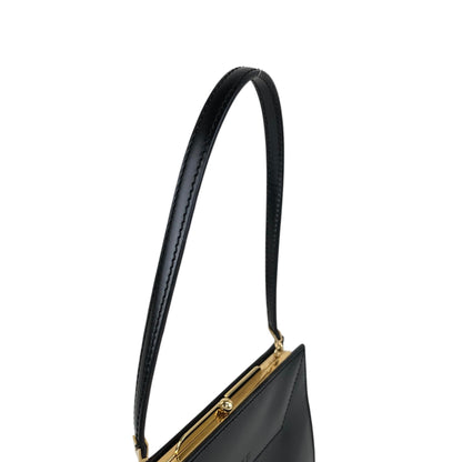 LOEWE Logo Metal Clasp Small  Handbag Black Vintage u7ek7w