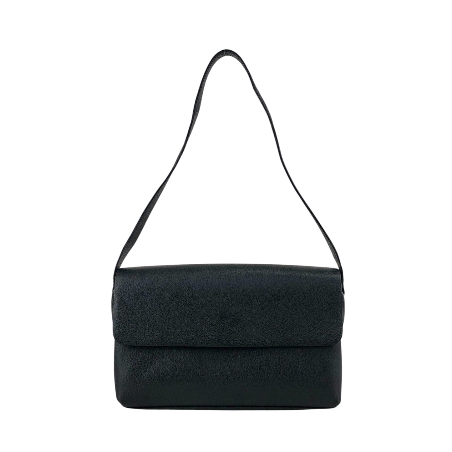 GUCCI Logo Shoulder bag Black Vintage 33amgr