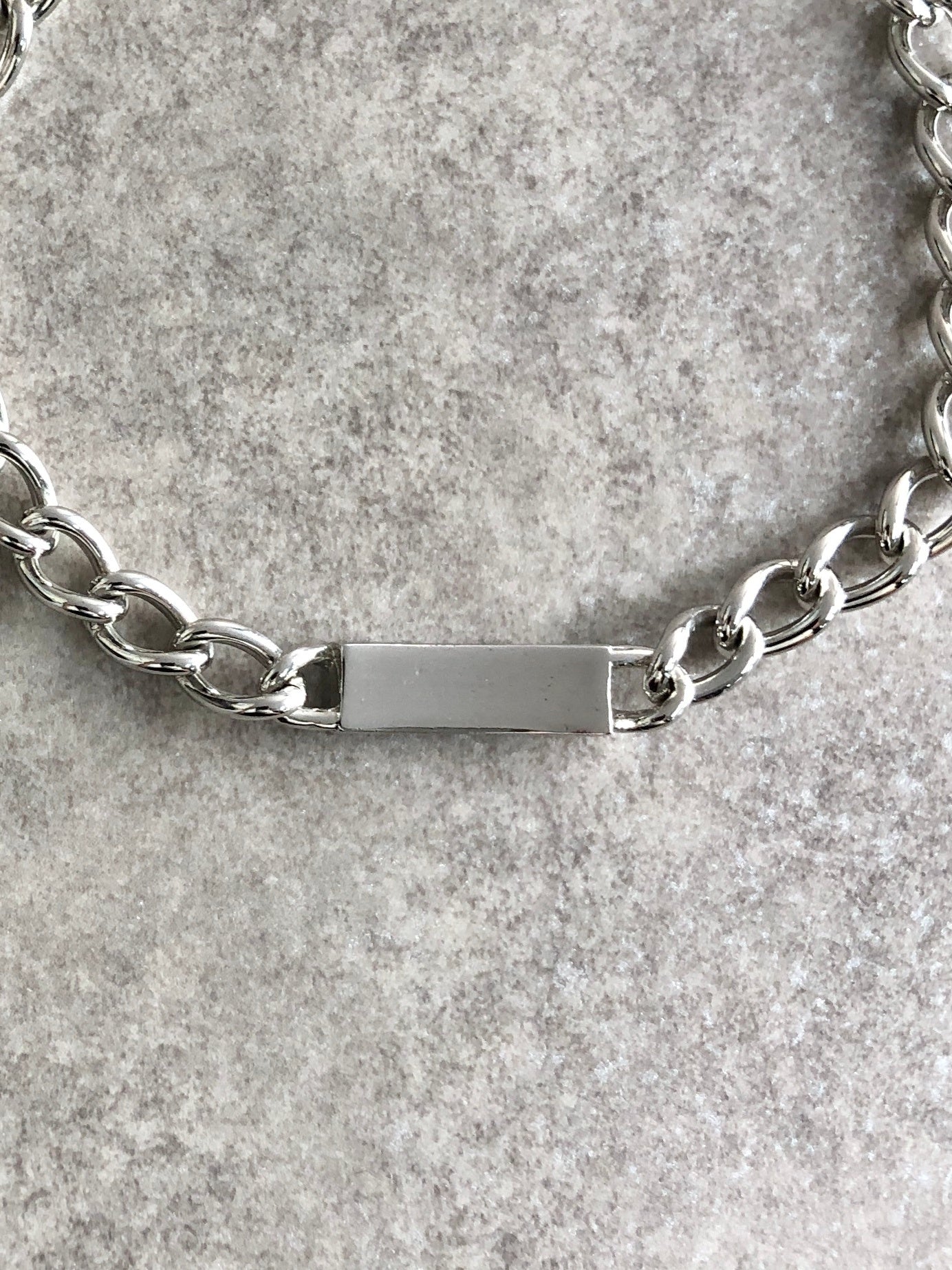 Christian Dior Logo Bracelet Silver Vintage cevvhs