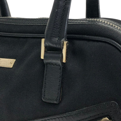 GUCCI Logo Small Boston bag Handbag Black Vintage zw2fwz