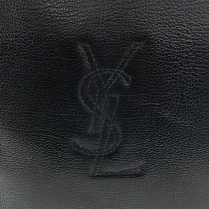 Yves Saint Laurent YSL Logo Shoulder bag Black Vintage 5yuyyw