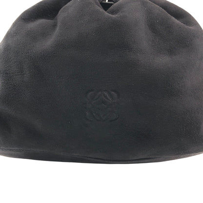 LOEWE Anagram Drawstring Small Handbag Black Vintage ysb4mf